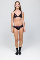 Paul Kenzie-Desenli Kadın Slip Külot Valentine Collection Lovelock-3-Milagron.com