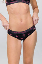 Paul Kenzie-Desenli Kadın Slip Külot Valentine Collection Lovelock-5-Milagron.com