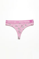 Paul Kenzie-Desenli Kadın String Külot – Eco Characters – Lemur-String-1-Milagron.com