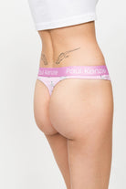 Paul Kenzie-Desenli Kadın String Külot – Eco Characters – Lemur-String-6-Milagron.com