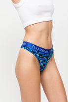 Paul Kenzie-Desenli Kadın String Külot – Eco Characters – Oh Whale-String-5-Milagron.com