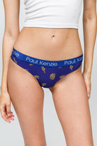 Paul Kenzie-Desenli Kadın String Külot Rakun-5-Milagron.com
