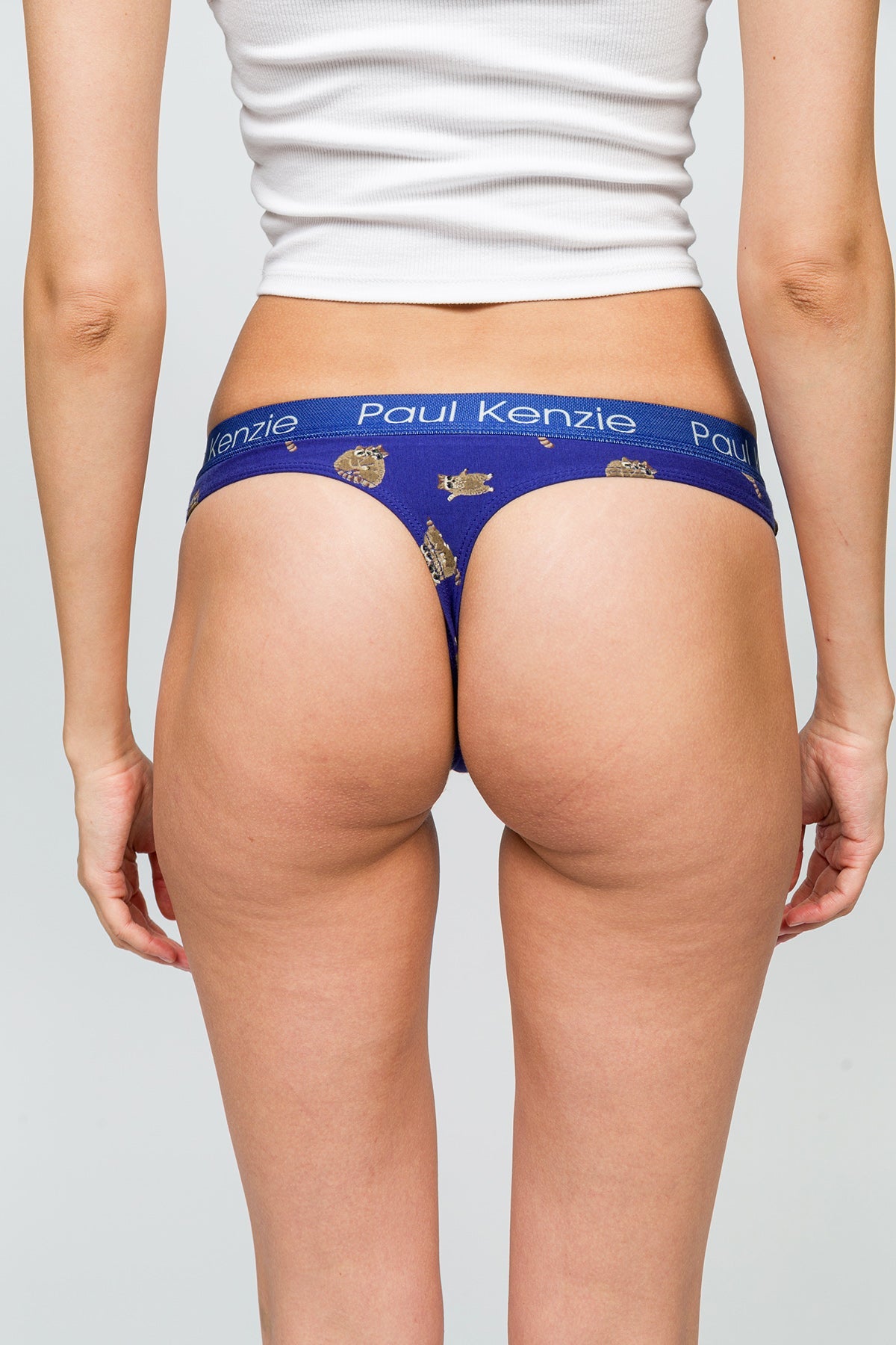 Paul Kenzie-Desenli Kadın String Külot Rakun-7-Milagron.com