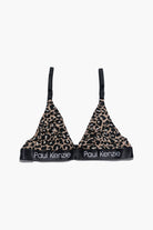 Paul Kenzie-Desenli Triangle Spor Bralet Leopard-1-Milagron.com