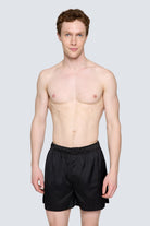 Erkek Saten Şort - Silky Black