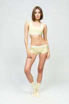 Paul Kenzie-Kadın Boyshort Külot Butter Yellow-1-Milagron.com
