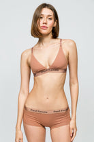 Paul Kenzie-Kadın Boyshort Külot Mocha Mousse-Boyshort Külot-1-Milagron.com