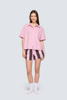 Kadın Pijama Üstü - Pink & Ganache