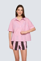 Kadın Pijama Üstü - Pink & Ganache
