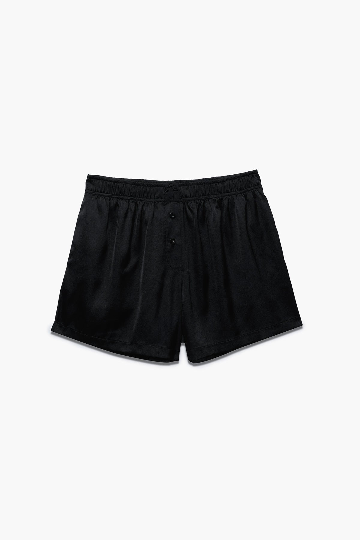 Kadın Saten Şort - Silky Black
