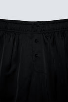 Kadın Saten Şort - Silky Black