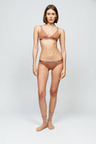 Paul Kenzie-Kadın Slip Külot Mocha Mousse-Slip Külot-1-Milagron.com