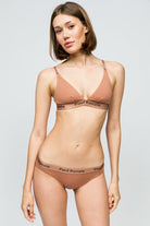 Paul Kenzie-Kadın Slip Külot Mocha Mousse-Slip Külot-3-Milagron.com