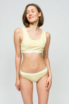 Paul Kenzie-Kadın String Külot Butter Yellow-2-Milagron.com