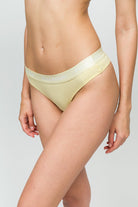 Paul Kenzie-Kadın String Külot Butter Yellow-4-Milagron.com