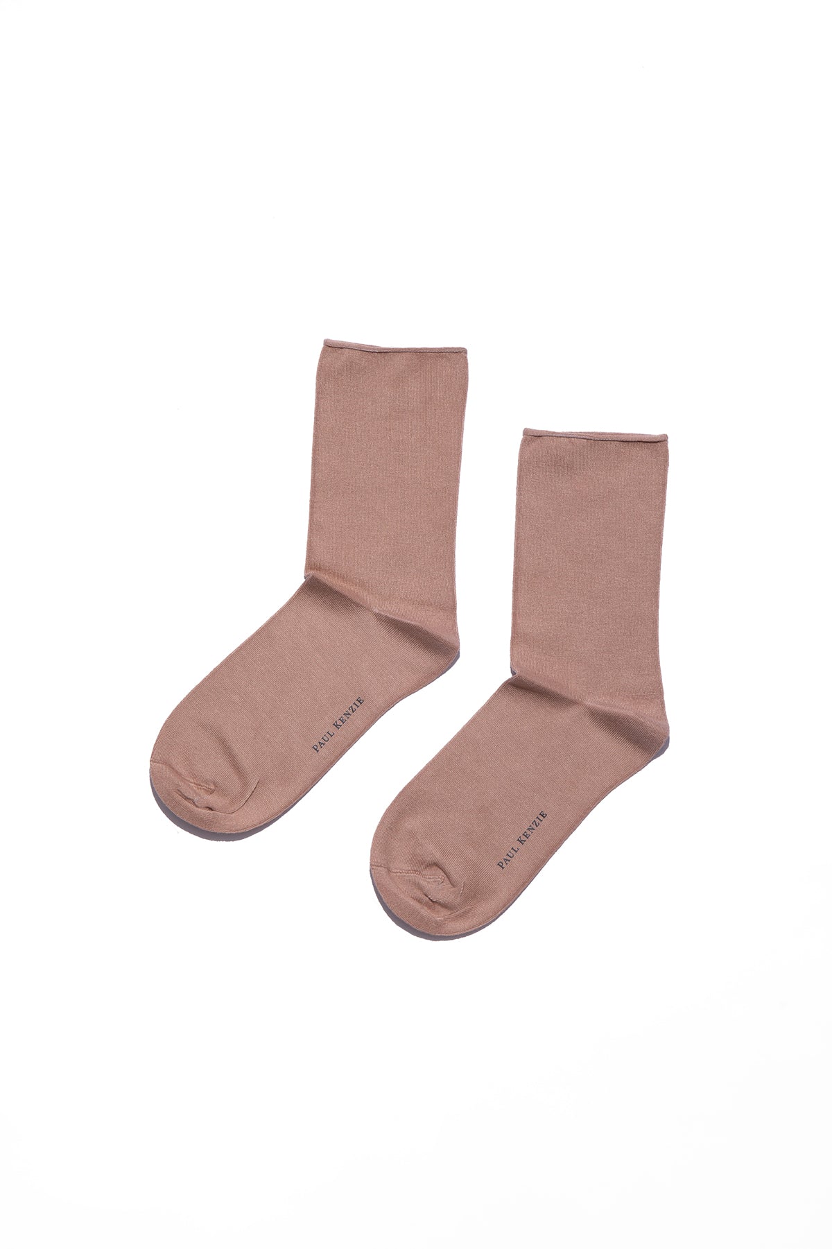 Paul Kenzie-Lastiksiz Soket Çorap Mocha Mousse-Çorap-1-Milagron.com