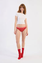 Paul Kenzie-Paul Kenzie | Smiley World Christmas Collection Kadın Slip Külot 5-Slip Külot-4-Milagron.com