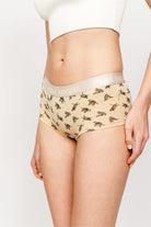 Paul Kenzie-Paul Kenzie X Kurtaran Ev Desenli Kadın Boyshort Külot Tombili-Boyshort Külot-5-Milagron.com