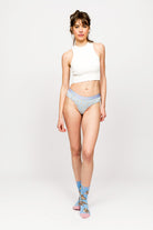 Paul Kenzie-Paul Kenzie X Kurtaran Ev Desenli Kadın Cheeky Külot Poppy-Cheeky Külot-3-Milagron.com