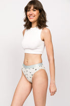 Paul Kenzie-Paul Kenzie X Kurtaran Ev Desenli Kadın Slip Külot Frenchie-Slip Külot-4-Milagron.com