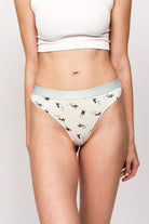 Paul Kenzie-Paul Kenzie X Kurtaran Ev Desenli Kadın String Külot Frenchie-String-5-Milagron.com