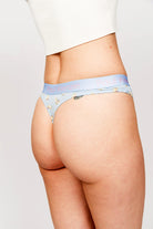 Paul Kenzie-Paul Kenzie X Kurtaran Ev Desenli Kadın String Külot Poppy-String-6-Milagron.com