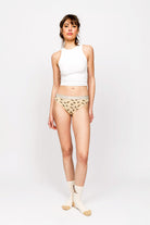 Paul Kenzie-Paul Kenzie X Kurtaran Ev Desenli Kadın String Külot Tombili-String-3-Milagron.com