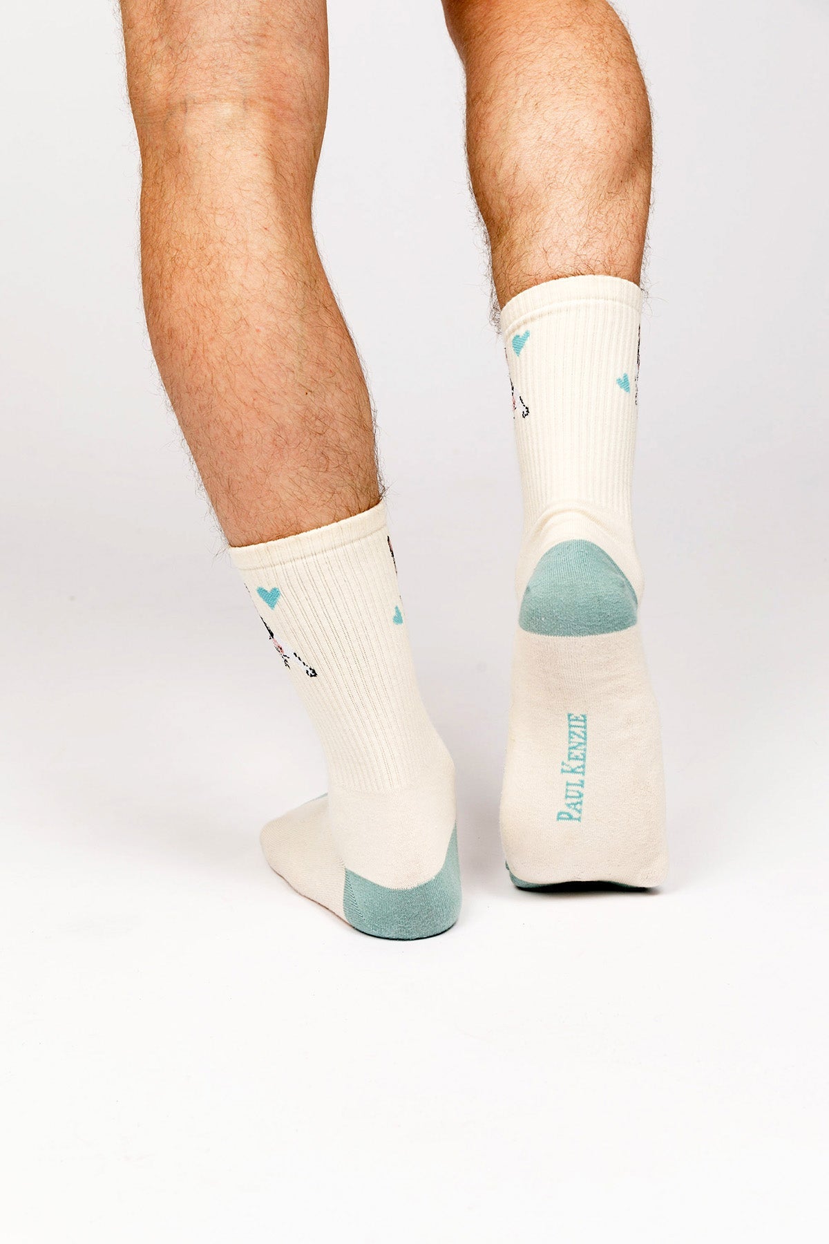 Paul Kenzie-Paul Kenzie X Kurtaran Ev Desenli Soket Çorap Frenchie-Çorap-4-Milagron.com