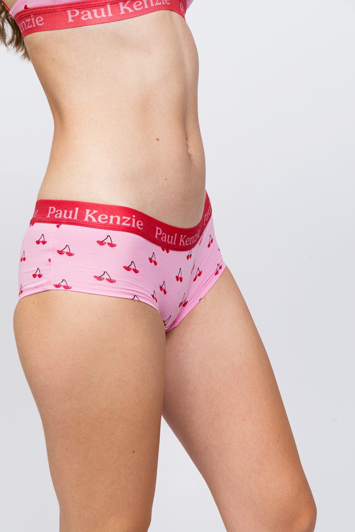 Paul Kenzie-SORUNLU - Valentine Collection Kadın Boyshort Külot Cherries On Top-Boyshort Külot-6-Milagron.com