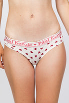 Paul Kenzie-SORUNLU - Valentine Collection Kadın Cheeky Külot Burgundy Hearts-Cheeky Külot-5-Milagron.com