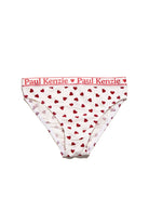 Paul Kenzie-SORUNLU - Valentine Collection Kadın Slip Külot Burgundy Hearts-Slip Külot-1-Milagron.com