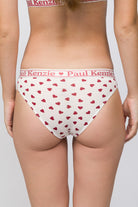Paul Kenzie-SORUNLU - Valentine Collection Kadın Slip Külot Burgundy Hearts-Slip Külot-7-Milagron.com
