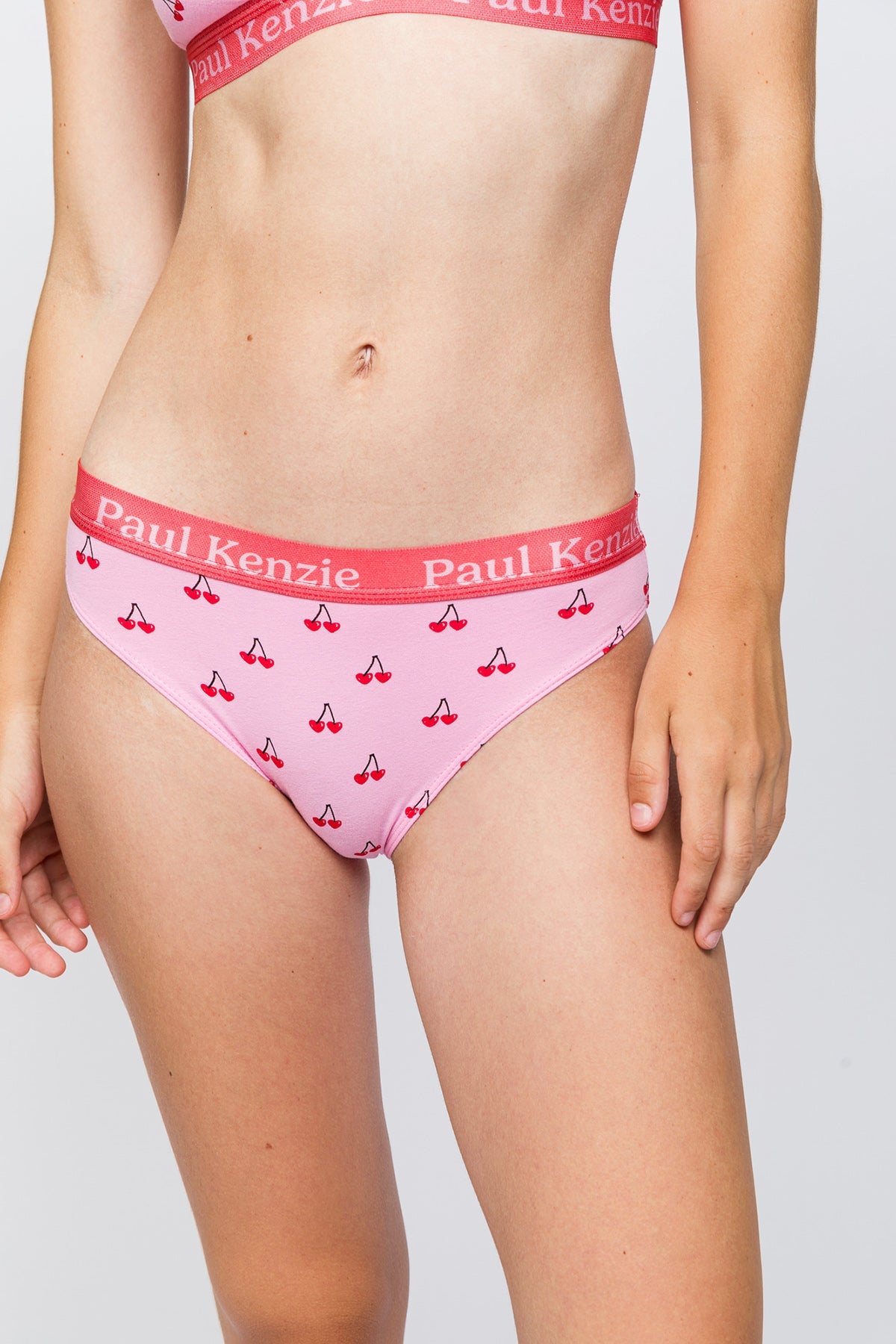 Paul Kenzie-SORUNLU - Valentine Collection Kadın Slip Külot Cherries On Top-Slip Külot-5-Milagron.com