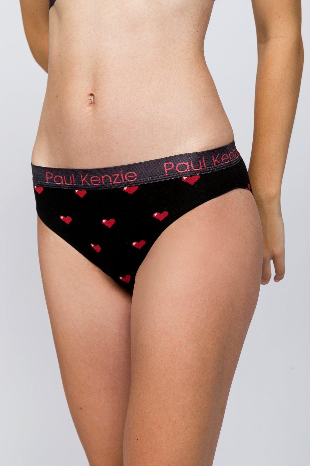 Paul Kenzie-SORUNLU - Valentine Collection Kadın Slip Külot Pixel Love-Slip Külot-5-Milagron.com