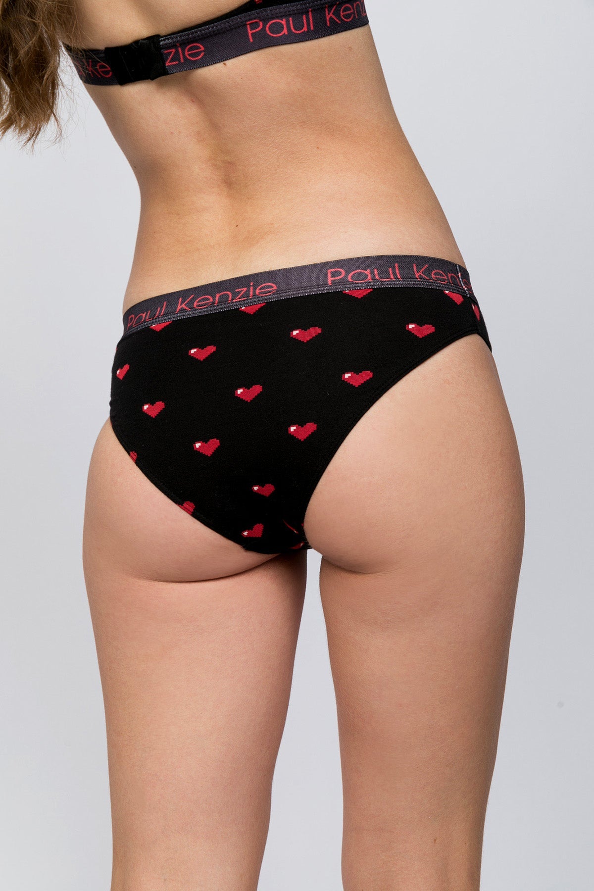 Paul Kenzie-SORUNLU - Valentine Collection Kadın Slip Külot Pixel Love-Slip Külot-6-Milagron.com