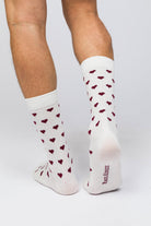 Paul Kenzie-SORUNLU - Valentine Collection Soket Çorap Burgundy Hearts-Çorap-4-Milagron.com