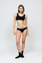 Paul Kenzie-Siyah Spor Bralet Blackish-3-Milagron.com