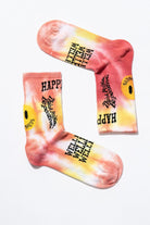 Paul Kenzie-Smile Dye Unisex Batik Desenli Dikişsiz Tenis Çorap Be Positive-Çorap-2-Milagron.com