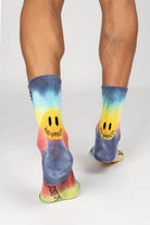 Paul Kenzie-Smile Dye Unisex Batik Desenli Dikişsiz Tenis Çorap Happiness-Çorap-4-Milagron.com