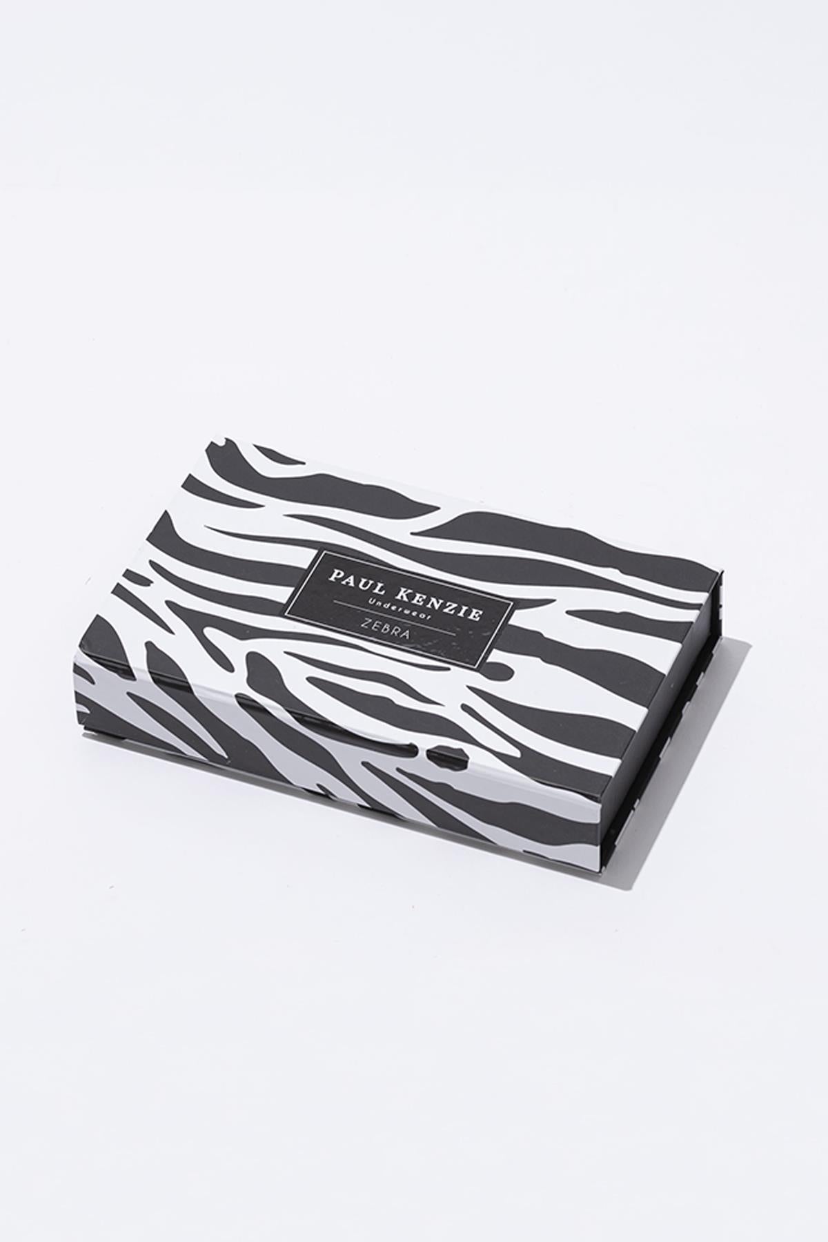 Paul Kenzie-Soft Touch Kadın String Külot Zebra-6-Milagron.com