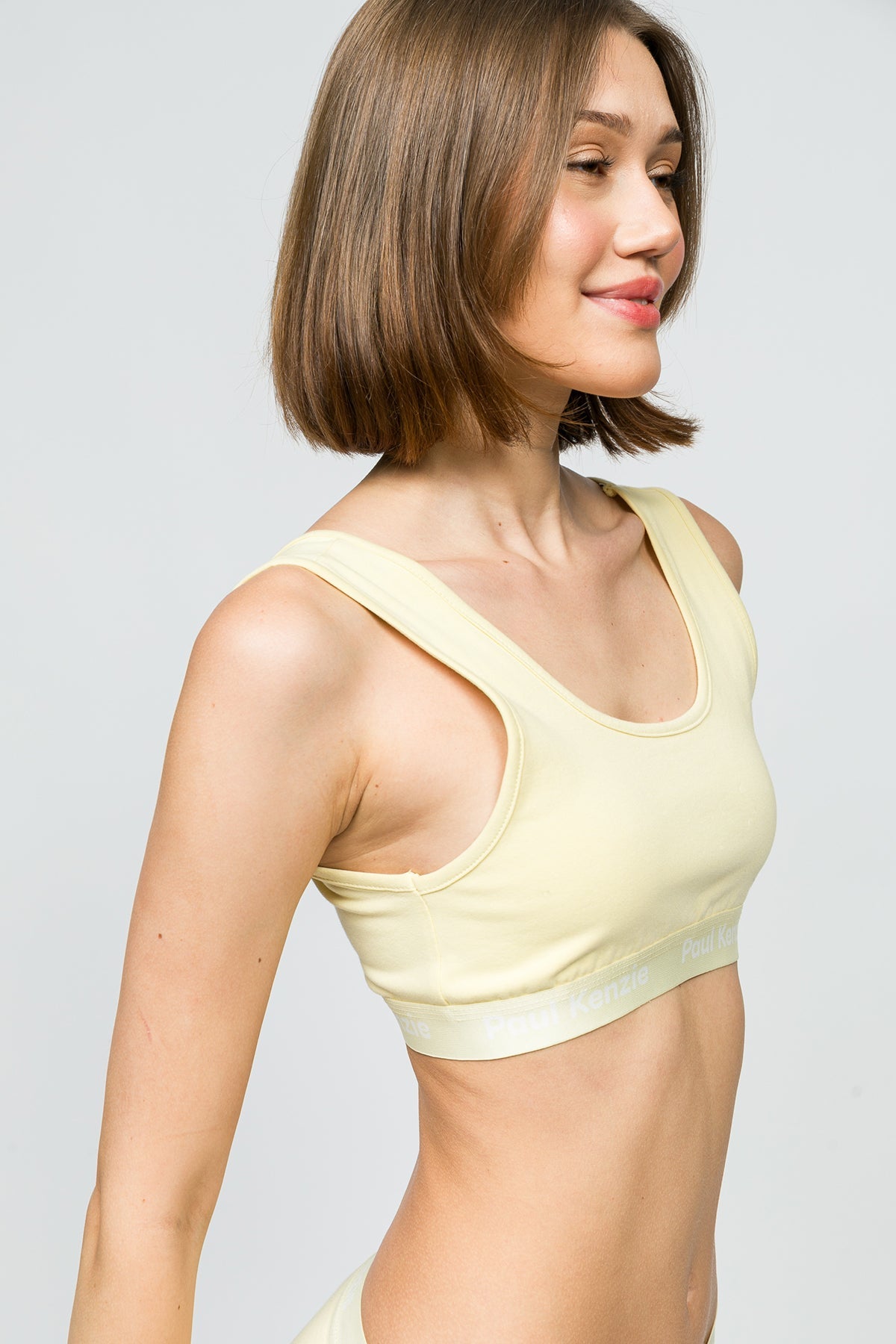 Paul Kenzie-Spor Bralet Butter Yellow-4-Milagron.com