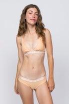 Paul Kenzie-Tekli Kadın Cheeky Külot Peach Fuzz-Cheeky Külot-4-Milagron.com