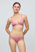 Triangle Spor Bralet - Rainbow 6 Pembe