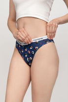 Paul Kenzie-Unique Effect Desenli Kadın Slip Külot Panda-Slip Külot-4-Milagron.com