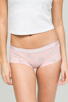 X Durex - Desenli Kadın Boyshort Külot - White Rabbit - 5