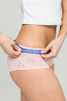 X Durex - Desenli Kadın Boyshort Külot - White Rabbit - 7