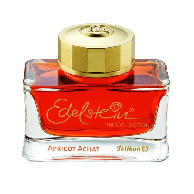 PeliKan-Pelikan Edelstein Ink Of The Year 2025 Şişe Mürekkep 50ml Apricot Achat-Şişe Mürekkep-1-Milagron.com