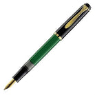 Pelikan M150 14 Ayar Altın Kaplama Uç Dolma Kalem M Yeşil Siyah