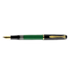 Pelikan M150 14 Ayar Altın Kaplama Uç Dolma Kalem M Yeşil Siyah