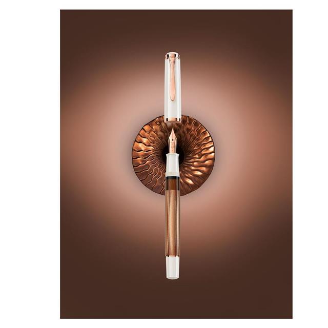 Peli̇kan-Pelikan Classic M200 Dolma Kalem Copper Rose Gold B Uç-Dolma Kalem-5-Milagron.com